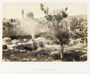 The Mosque of Omar, Jerusalem, from 'Egypt and Palestine Photographed', 1858-60 (albumen print)