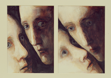 Watching You, 1995 (oil on canvas)