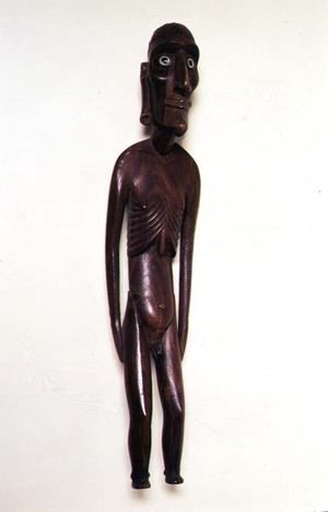 Moai Kavakava Figure, Easter Island, pre 1868 (carved wood)