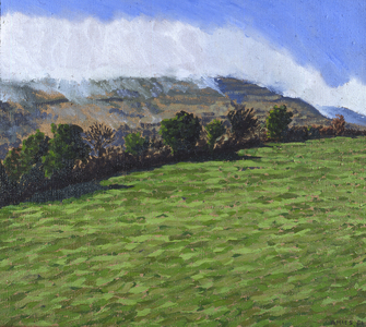 The Burren, Ireland, 1981 (oil on canvas)