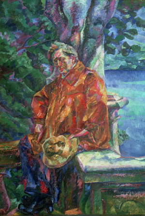 Portrait of Ferruccio Busoni (1866-1924) 1916 (oil on canvas)
