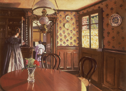 Interior with Woman at the Piano