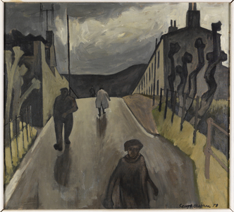 A Steep Road, 1958 (oil on canvas)
