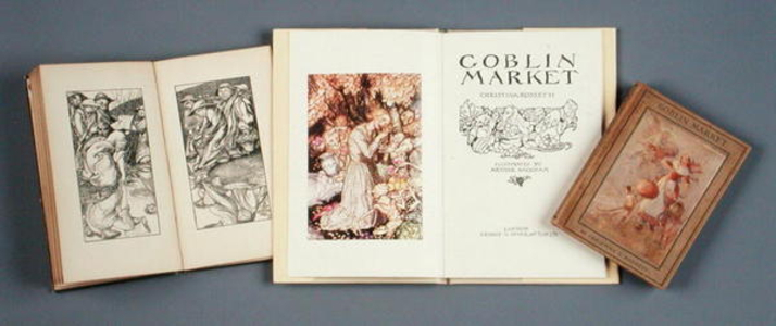 Three editions of 'Goblin Market' by Christina Rossetti (1830-94)