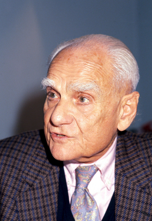 Alberto Moravia. Photo Controluce