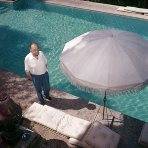 William Somerset Maugham in his mansion called "La Mauresque”, Saint-Jean-Cap-Ferrat, 1957 (photo)