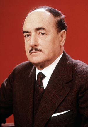 Portrait de l'ecrivain poete italien Salvatore Quasimodo (1901 - 1968) vers la fin des années 1950. © Farabola/ Leemage
