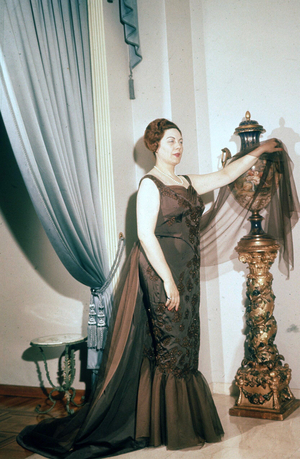 1963. Portrait de la cantatrice soprano Renata Tebaldi (1922 - 2004). © Farabola/ Leemage