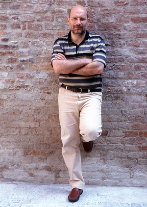 Portrait de l'ecrivain russe Boris Akounine (Akunin). © Farabola/ Leemage