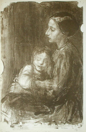 The Mother, 1909 (litho)