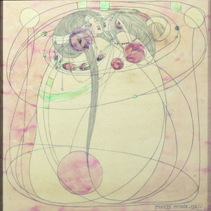 The Spirit of the Rose, 1903 (watercolour and pencil on paper)