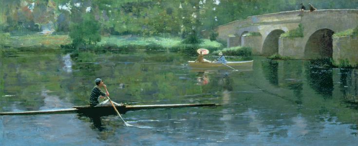 The Bridge at Grez, 1883 (oil on canvas)