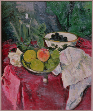The Red Cloth (oil on canvas)