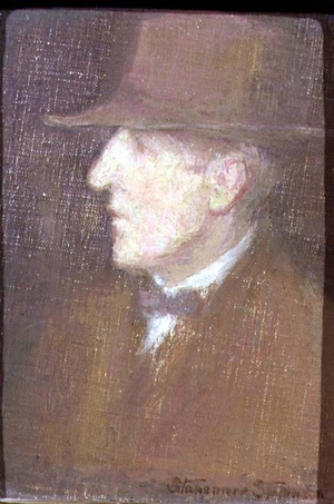 Portrait of Robert Macaulay Stevenson (oil on canvas)