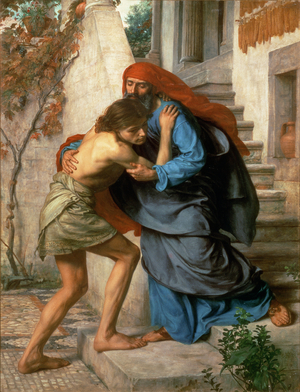 The Prodigal's Return, 1869 (oil on canvas)