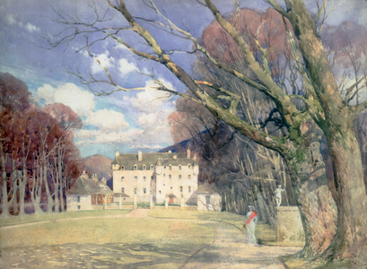 Traquair House, Peebleshire (w/c on paper)