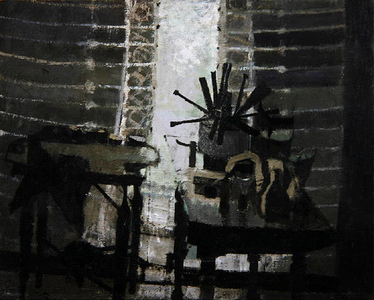 Studio Still Life, c.1955 (oil on canvas)