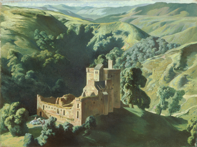Castle Campbell, 1938 (oil on canvas)
