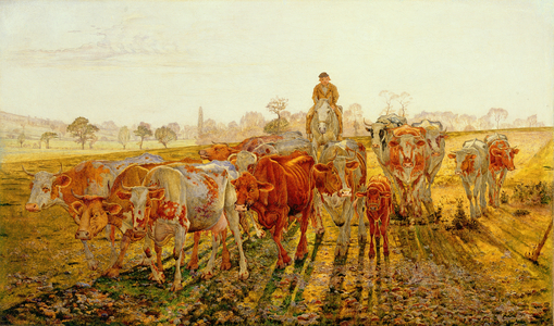 Winter Evening, 1859 (oil on canvas)
