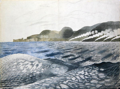 Scapa Flow, 1940 (watercolour over pencil on paper)