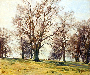 A Sunny Afternoon (oil on canvas)