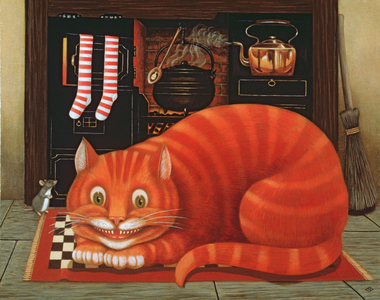 The Cheshire Cat, 1993 (oil & tempera on panel)