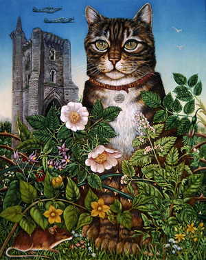 Adolphus Tips, 1986 (oil & tempera on panel)