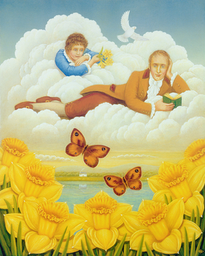 Wordsworth's Daffodils, 2004 (oil & tempera on panel)