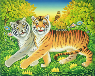 Tyger/Tyger, 2002 (oil & tempera on panel)