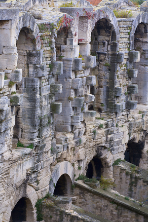 The inner arcades of the amphitheatre/Arles/UNESCO Site