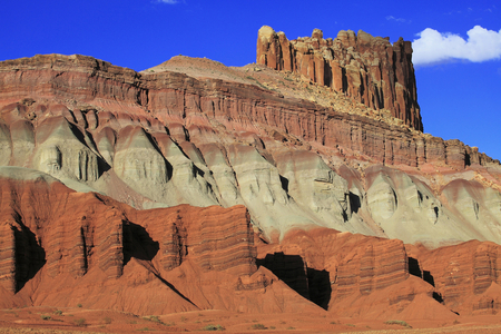 Capitol Reef National Park. The castle. Utah, USA. Landscape