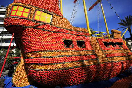 Lemon Festival in Menton/Alpes-Maritimes/France