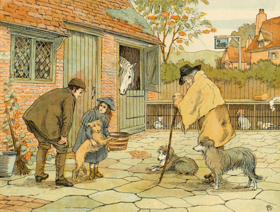 Vet, illustration from 'Four And Twenty Toilers', engraved and printed by Edmund Evans at the Racquet Court Press, pub. by Grant Richards, London, 1900 (colour litho)