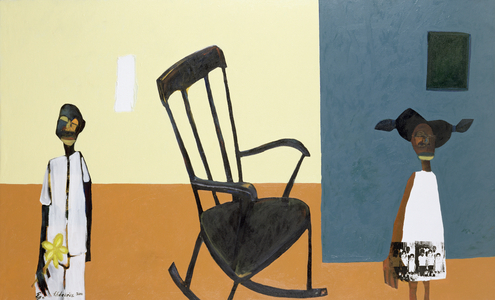 Grandma's Room I, 2000 (mixed media on canvas)