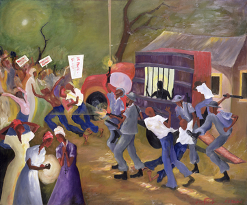 Blue Man, 1993 (oil on canvas)