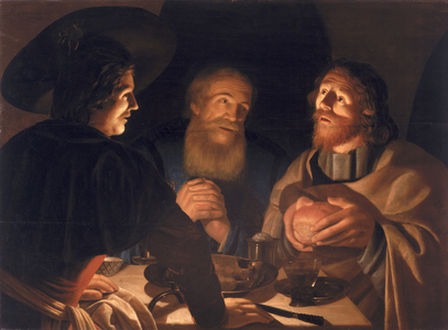 Supper at Emmaus, 1632 (oil on panel)