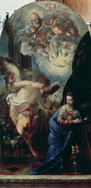 The Annunciation, c.1657-60 (oil on canvas)