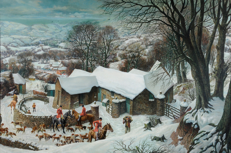 An Exmoor Farm, 1937-38 (oil on canvas)