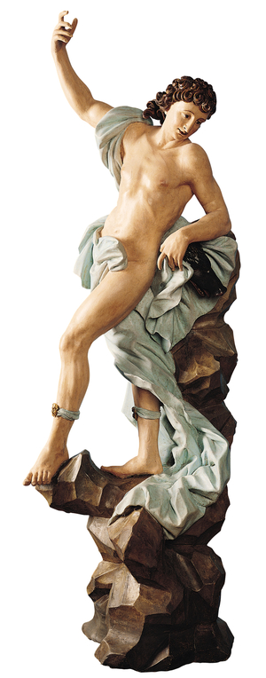 Meleager (polychrome wood)