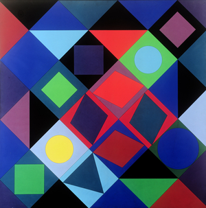 Sikra, 1964-66 (oil on canvas)