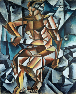 Seated Figure, 1914-15 (oil on canvas)