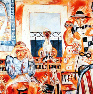 The Screeching Gannet, 1987 (oil on canvas)