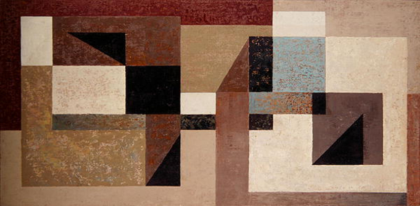 Painting 1935 (oil & tempera on canvas on board)