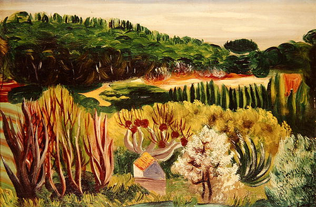 Landscape (oil on canvas)