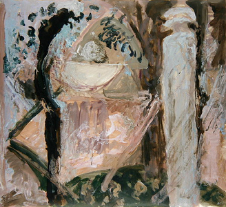 Courtyard of the Baths, 1987 (oil on paper)
