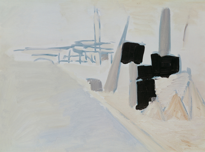 Paris Landscape, 1954 (oil on canvas)