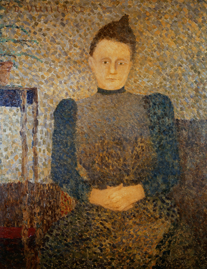 Portrait of Mlle Vuillard, Sister of the Artist, 1892-93 (oil on canvas)