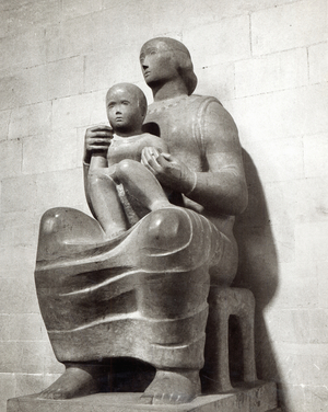 Madonna and Child, 1934-44 (hornton stone)