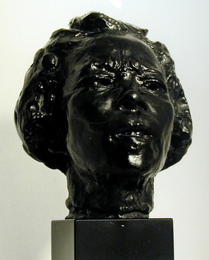 Hanoko (bronze) (b/w photo)