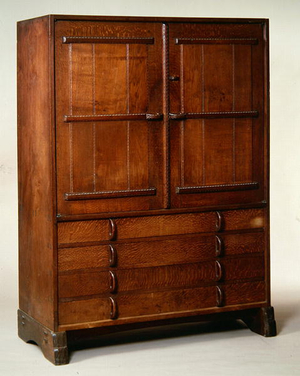 Print Cabinet, c.1923 (oak)